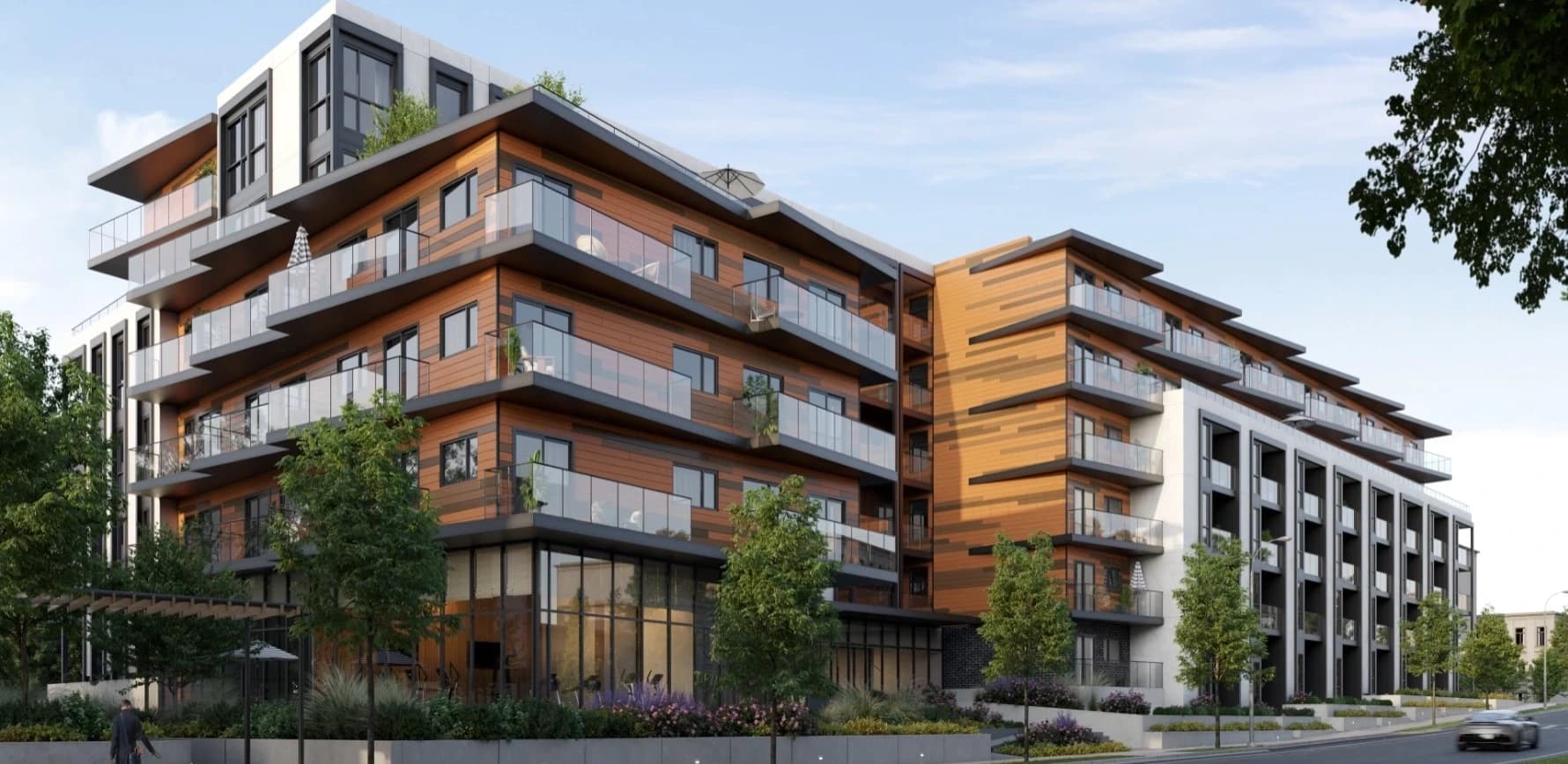 Azure Grove in Langley – exterior rendering