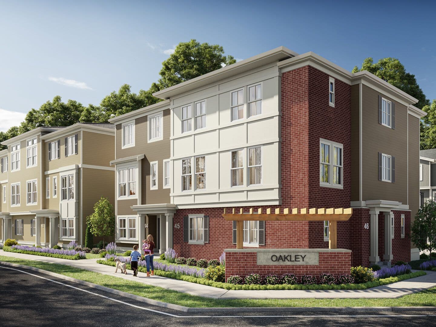 Oakley in Langley – exterior rendering
