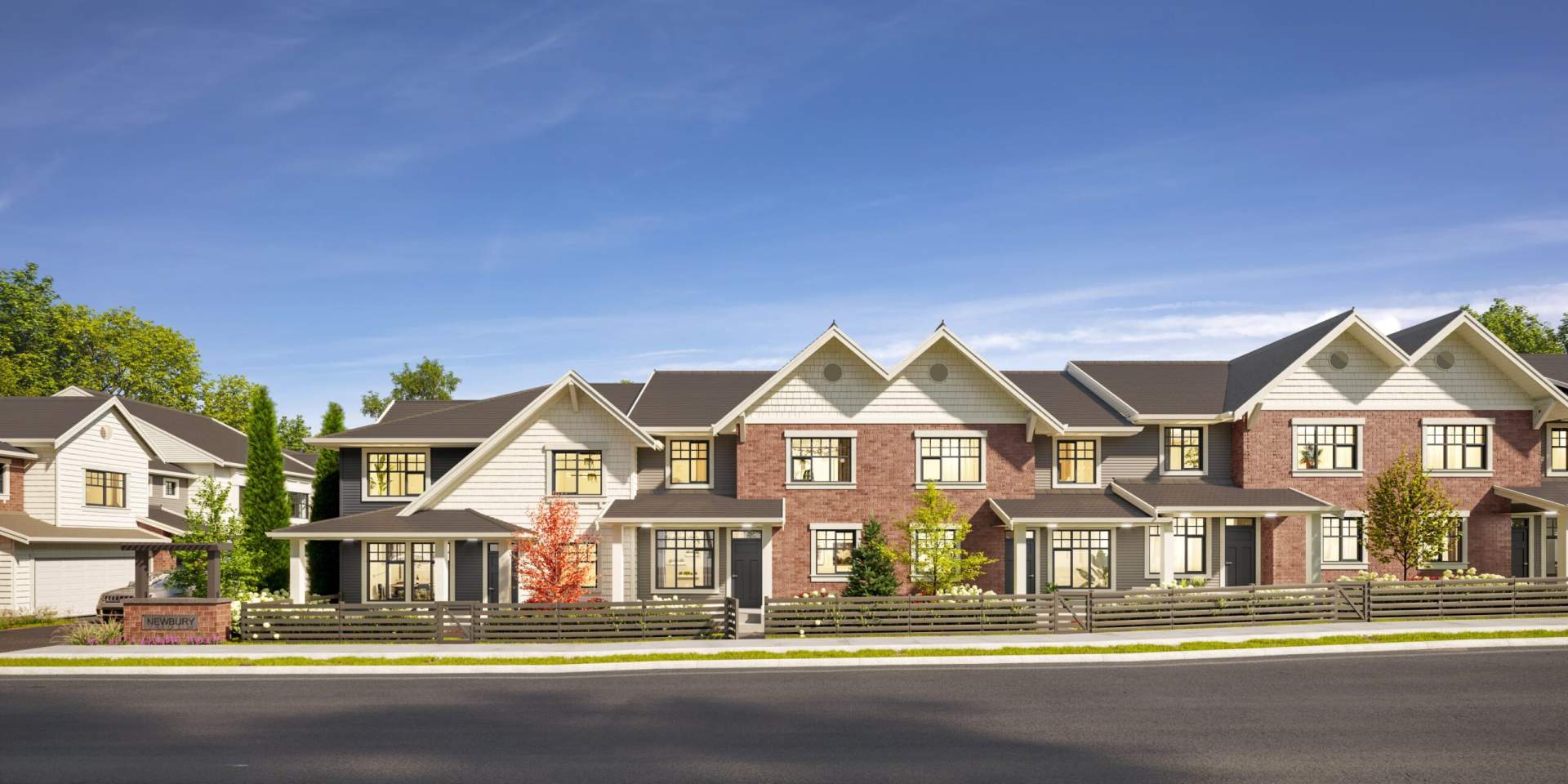 Newbury in Langley – exterior rendering